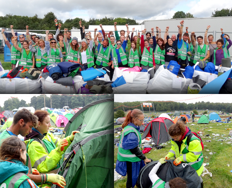 Leeds Festival 2023 Monday clean up in pictures as huge operation